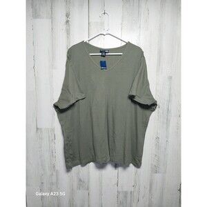 Venezia 26/28 Green V Neck Short Sleeve Tee NWT